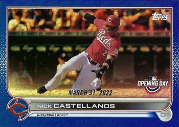 2022 Topps Opening Day - Blue Foil #178 Nick Castellanos Front