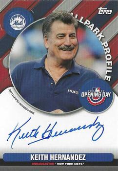 2022 Topps Opening Day - Ballpark Profile Autographs #BPA-KH Keith Hernandez Front