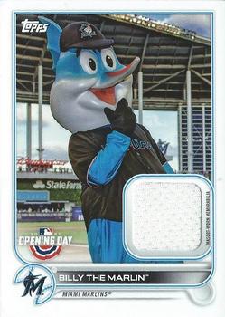 2022 Topps Opening Day - Mascot Relics #MR-BM Billy the Marlin Front