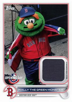 2022 Topps Opening Day - Mascot Relics #MR-WGM Wally the Green Monster Front