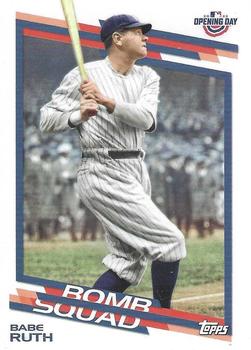 2022 Topps Opening Day - Bomb Squad #BS-7 Babe Ruth Front