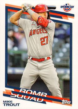 2022 Topps Opening Day - Bomb Squad #BS-8 Mike Trout Front