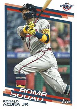 2022 Topps Opening Day - Bomb Squad #BS-13 Ronald Acuña Jr. Front