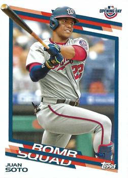 2022 Topps Opening Day - Bomb Squad #BS-20 Juan Soto Front