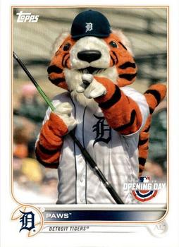 2022 Topps Opening Day - Mascots #M-8 Paws Front