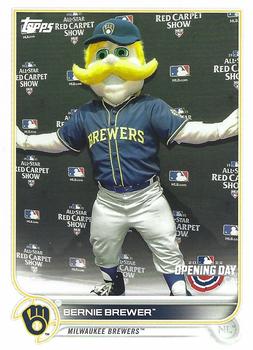 2022 Topps Opening Day - Mascots #M-12 Bernie Brewer Front
