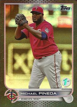 2022 Topps 1st Edition - Black Foil #189 Michael Pineda Front