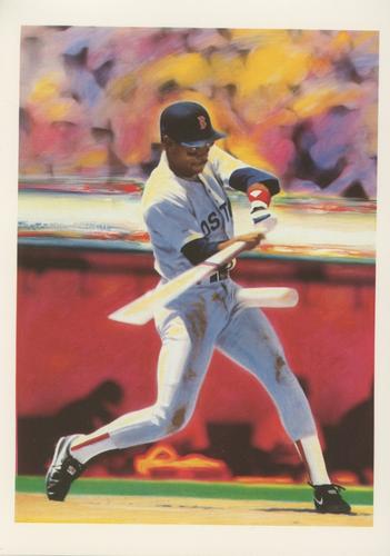 1990 Fawcett Baseball Postcards #NNO Ellis Burks Front