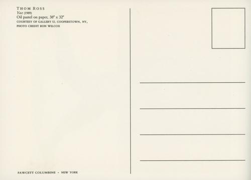 1990 Fawcett Baseball Postcards #NNO Carl Yastrzemski Back