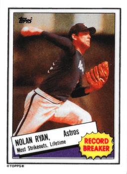 1993 R&N China Topps Nolan Ryan Collector's Edition #7 Nolan Ryan Front