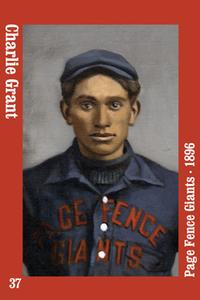 2019 Negro Leagues History Magnets #37 Charlie Grant Front
