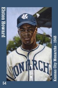 2019 Negro Leagues History Magnets #54 Elston Howard Front