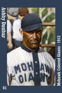 2019 Negro Leagues History Magnets #61 Ashby Dunbar Front