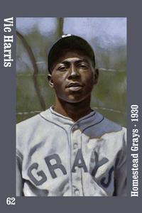 2019 Negro Leagues History Magnets #62 Vic Harris Front
