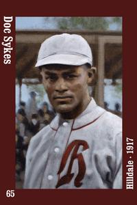 2019 Negro Leagues History Magnets #65 Doc Sykes Front