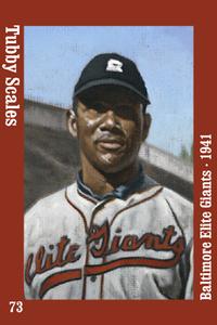 2019 Negro Leagues History Magnets #73 Tubby Scales Front