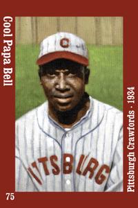 2019 Negro Leagues History Magnets #75 Cool Papa Bell Front