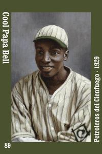 2019 Negro Leagues History Magnets #89 Cool Papa Bell Front