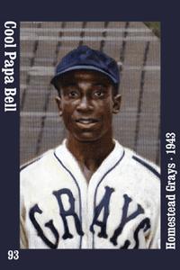 2019 Negro Leagues History Magnets #93 Cool Papa Bell Front