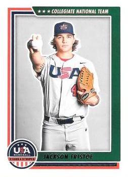 2022 Panini USA Baseball Stars & Stripes #9 Jackson Fristoe Front