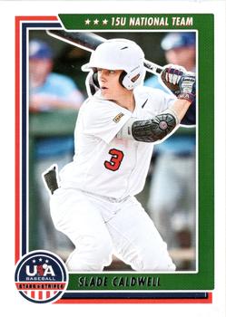 2022 Panini USA Baseball Stars & Stripes #75 Slade Caldwell Front