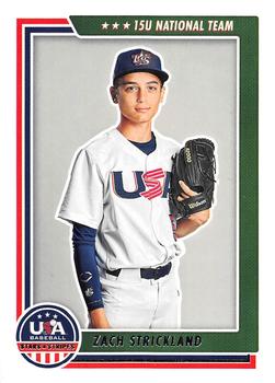 2022 Panini USA Baseball Stars & Stripes #91 Zach Strickland Front