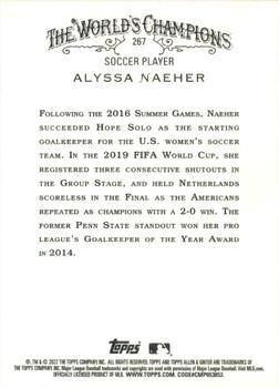 2022 Topps Allen & Ginter #267 Alyssa Naeher Back