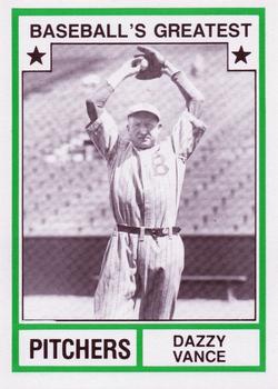 1982 TCMA Baseball's Greatest Pitchers (White Back) #38 Dazzy Vance Front