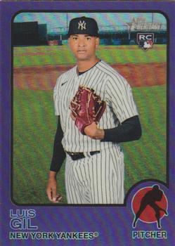 2022 Topps Heritage - Chrome Purple Refractor #373 Luis Gil Front