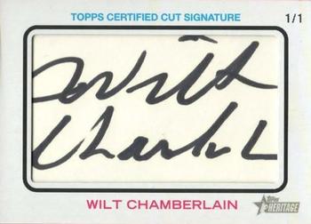 2022 Topps Heritage - 1973 Celebrity Cut Signatures #CCS-WC Wilt Chamberlain Front