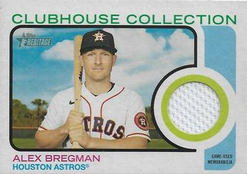 2022 Topps Heritage - Clubhouse Collection Relics #CC-AB Alex Bregman Front