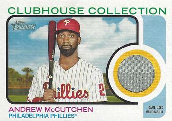2022 Topps Heritage - Clubhouse Collection Relics #CC-AM Andrew McCutchen Front