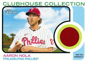 2022 Topps Heritage - Clubhouse Collection Relics #CC-ANL Aaron Nola Front