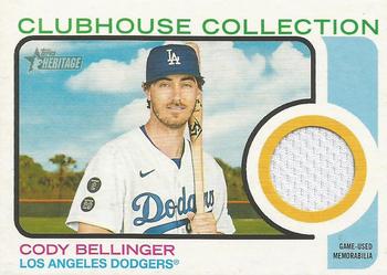 2022 Topps Heritage - Clubhouse Collection Relics #CC-CB Cody Bellinger Front
