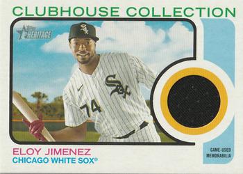 2022 Topps Heritage - Clubhouse Collection Relics #CC-EJ Eloy Jimenez Front
