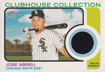 2022 Topps Heritage - Clubhouse Collection Relics #CC-JA Jose Abreu Front