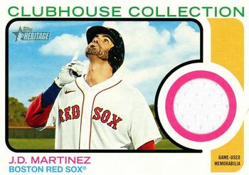 2022 Topps Heritage - Clubhouse Collection Relics #CC-JM J.D. Martinez Front
