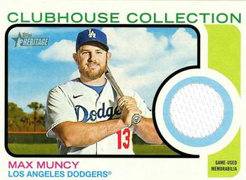 2022 Topps Heritage - Clubhouse Collection Relics #CC-MM Max Muncy Front