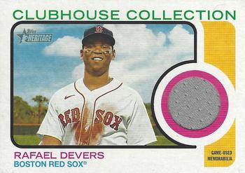 2022 Topps Heritage - Clubhouse Collection Relics #CC-RD Rafael Devers Front