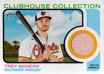 2022 Topps Heritage - Clubhouse Collection Relics #CC-TM Trey Mancini Front