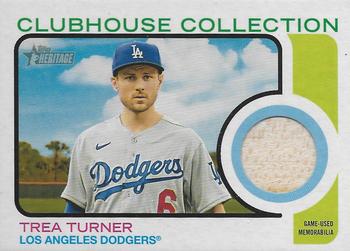 2022 Topps Heritage - Clubhouse Collection Relics #CC-TT Trea Turner Front