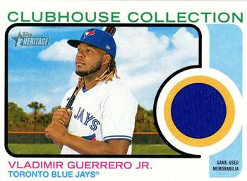 2022 Topps Heritage - Clubhouse Collection Relics #CC-VG Vladimir Guerrero Jr. Front