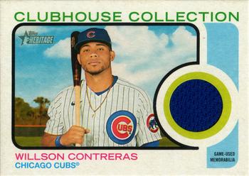 2022 Topps Heritage - Clubhouse Collection Relics #CC-WC Willson Contreras Front