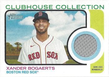 2022 Topps Heritage - Clubhouse Collection Relics #CC-XB Xander Bogaerts Front