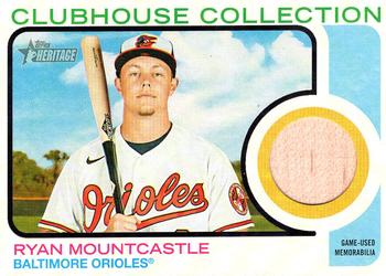 2022 Topps Heritage - Clubhouse Collection Relics #CC-RM Ryan Mountcastle Front