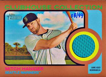 2022 Topps Heritage - Clubhouse Collection Relics Gold #CC-MH Mitch Haniger Front