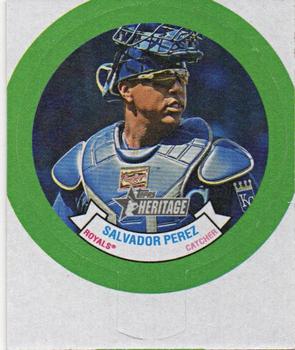 2022 Topps Heritage - 1973 Topps Candy Lids #8 Salvador Perez Front
