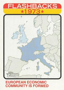 2022 Topps Heritage - News Flashbacks #NF-1 European Economic Community is Formed Front