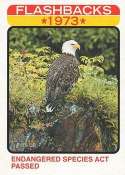 2022 Topps Heritage - News Flashbacks #NF-10 Endangered Species Act Passed Front
