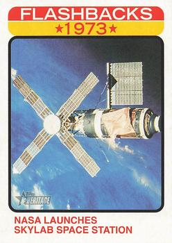 2022 Topps Heritage - News Flashbacks #NF-12 NASA Launches Skylab Space Station Front